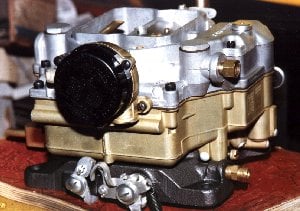 An Example of Yellow Chromate On A Zinc Plated Carb